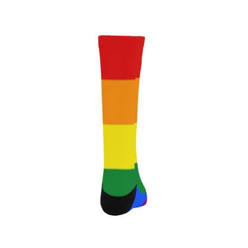 Gay Pride Rainbow Flag Stripes Trouser Socks