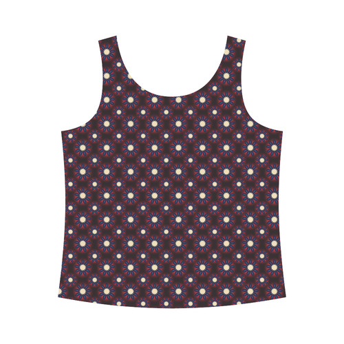 Summer Bloom All Over Print Tank Top for Women (Model T43)