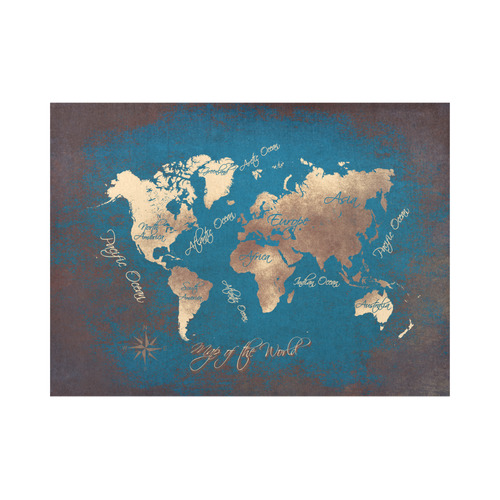 world map Placemat 14’’ x 19’’ (Set of 4)