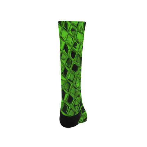 Metallic Green Trouser Socks