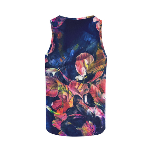 flowers All Over Print Tank Top for Women (Model T43)