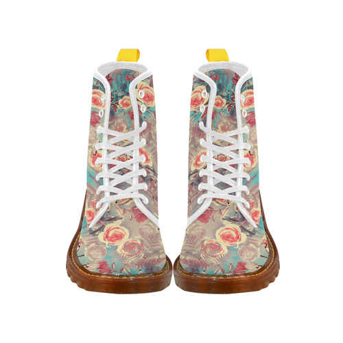 flowers 8 Martin Boots For Women Model 1203H