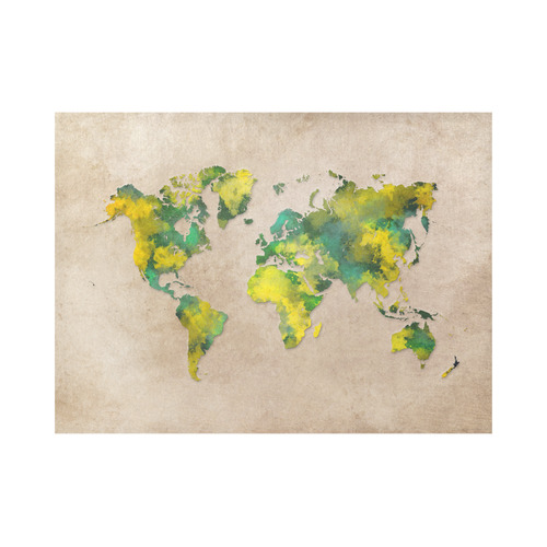 world map 11 Placemat 14’’ x 19’’ (Two Pieces)