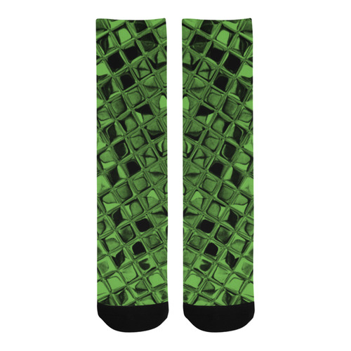 Metallic Green Flash Trouser Socks