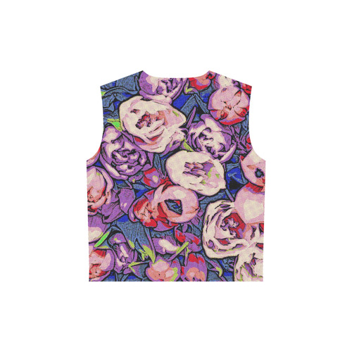 Floral Art Studio 28216Z All Over Print Sleeveless Hoodie for Women (Model H15)