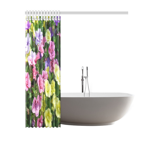 lovely flowers 17 by JamColors Shower Curtain 60"x72"