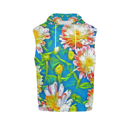 Gorgeous Nature In Amazing Colors 3C by JamColors All Over Print Sleeveless Hoodie for Women (Model H15)