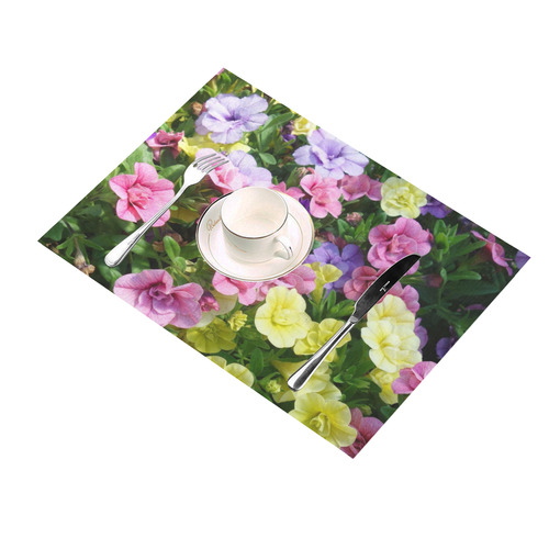 lovely flowers 17 by JamColors Placemat 14’’ x 19’’ (Set of 2)