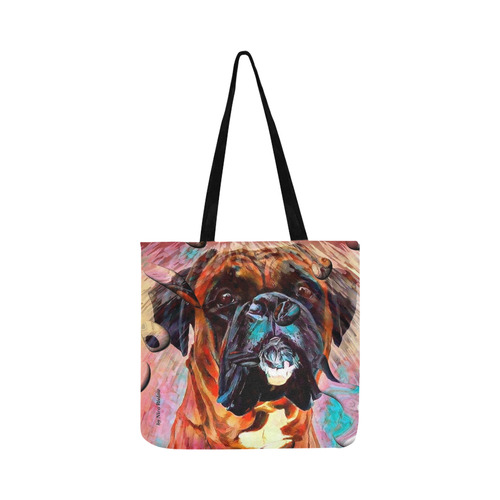 Boxer dog by Nico Bielow Reusable Shopping Bag Model 1660 (Two sides)
