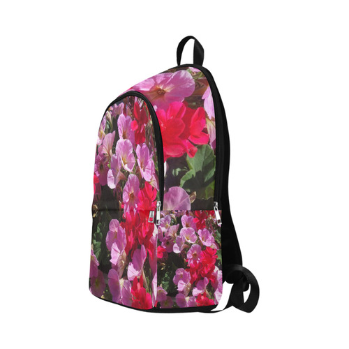 wonderful pink flower mix by JamColors Fabric Backpack for Adult (Model 1659)