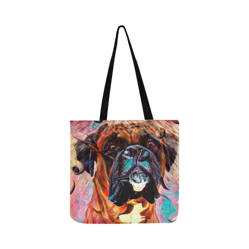 Boxer dog by Nico Bielow Reusable Shopping Bag Model 1660 (Two sides)