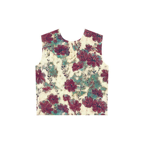 Floral Dreams 10 by JamColors All Over Print Sleeveless Hoodie for Women (Model H15)