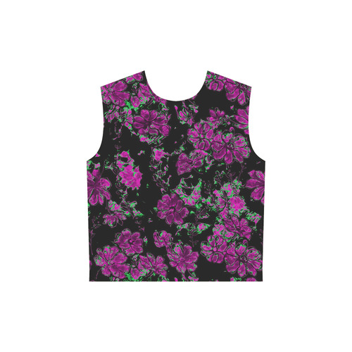 floral dreams 12 A by JamColors All Over Print Sleeveless Hoodie for Women (Model H15)