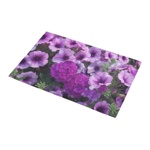 wonderful lilac flower mix by JamColors Bath Rug 16''x 28''