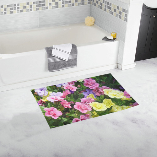 lovely flowers 17 by JamColors Bath Rug 16''x 28''