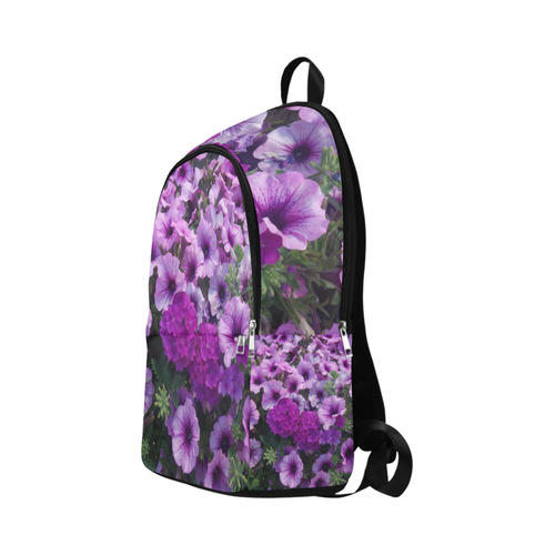 wonderful lilac flower mix by JamColors Fabric Backpack for Adult (Model 1659)