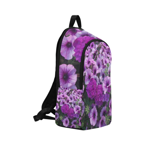 wonderful lilac flower mix by JamColors Fabric Backpack for Adult (Model 1659)
