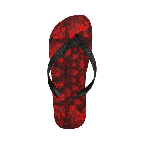 Depths of Mordor Flip Flops for Men/Women (Model 040)