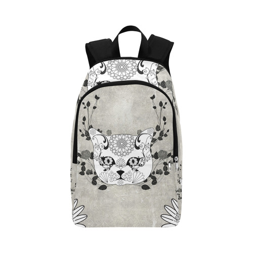 Wonderful sugar cat skull Fabric Backpack for Adult (Model 1659)