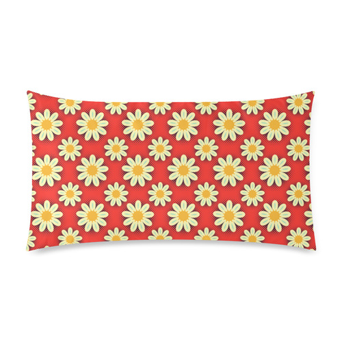 Sunflowers Rectangle Pillow Case 20"x36"(Twin Sides)