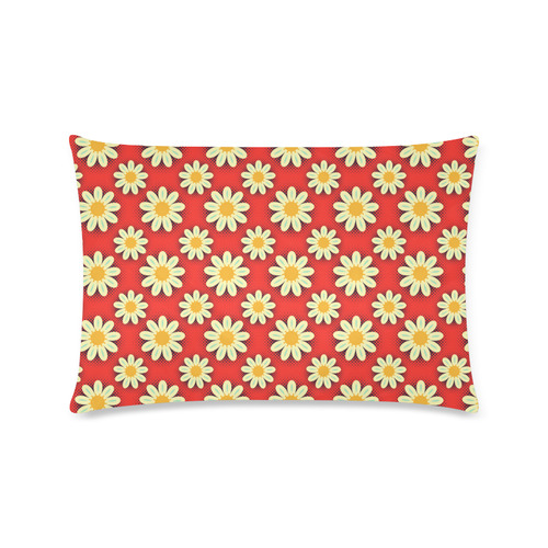 Sunflowers Custom Zippered Pillow Case 16"x24"(Twin Sides)