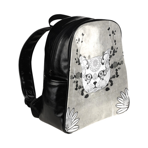 Wonderful sugar cat skull Multi-Pockets Backpack (Model 1636)