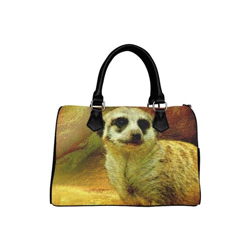 AnimalArtStudio  Awesome Meerkat by JamColors Boston Handbag (Model 1621)
