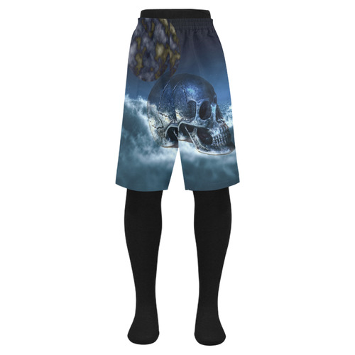 Skull and Moon Men's Swim Trunk (Model L21)