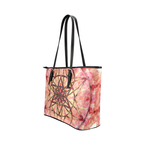 protection- vitality and awakening by Sitre haim Leather Tote Bag/Large (Model 1651)