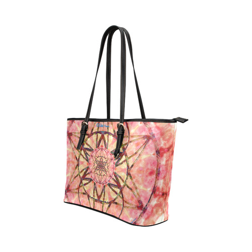 protection- vitality and awakening by Sitre haim Leather Tote Bag/Small (Model 1651)