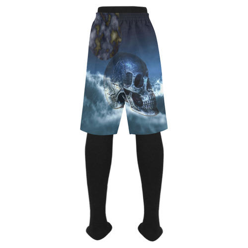 Skull and Moon Men's Swim Trunk (Model L21)