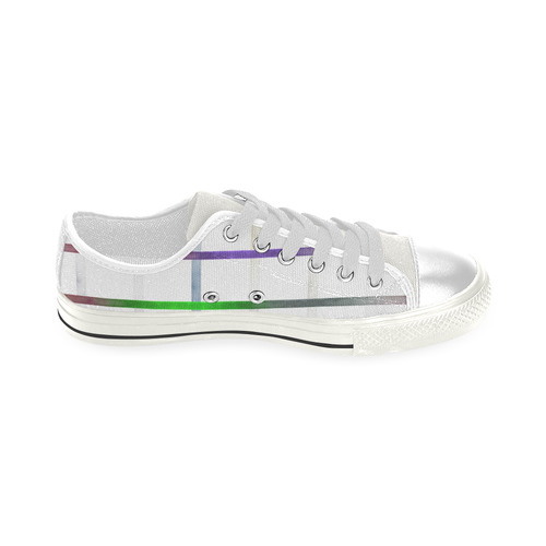 blurred lines Low Top Canvas Shoes for Kid (Model 018)