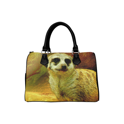 AnimalArtStudio  Awesome Meerkat by JamColors Boston Handbag (Model 1621)