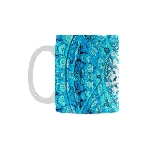 Protection from Jerusalem in blue White Mug(11OZ)