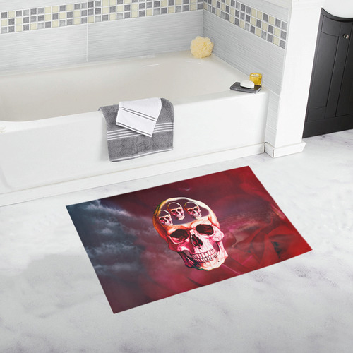 Funny Skulls Bath Rug 20''x 32''