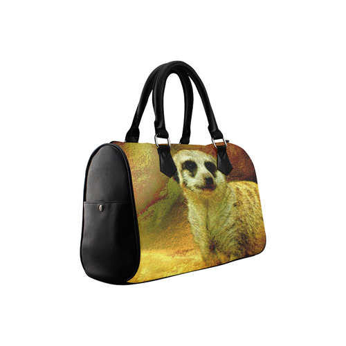 AnimalArtStudio  Awesome Meerkat by JamColors Boston Handbag (Model 1621)