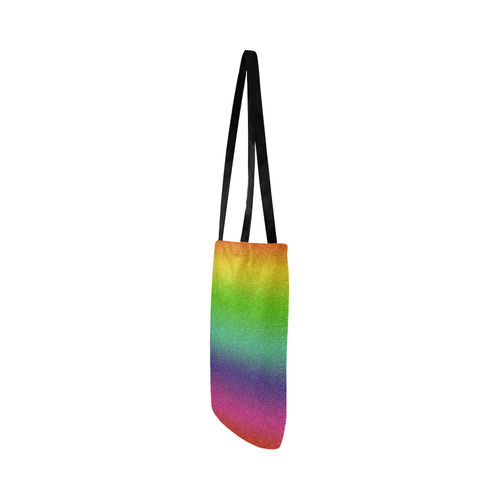 metallic rainbow glitter texture Reusable Shopping Bag Model 1660 (Two sides)
