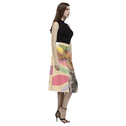 Kamel-Gloria Sanchez Aoede Crepe Skirt (Model D16)