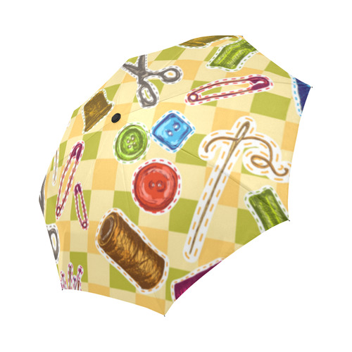 Sewing Dressmaking Needlework Pattern Auto-Foldable Umbrella (Model U04)
