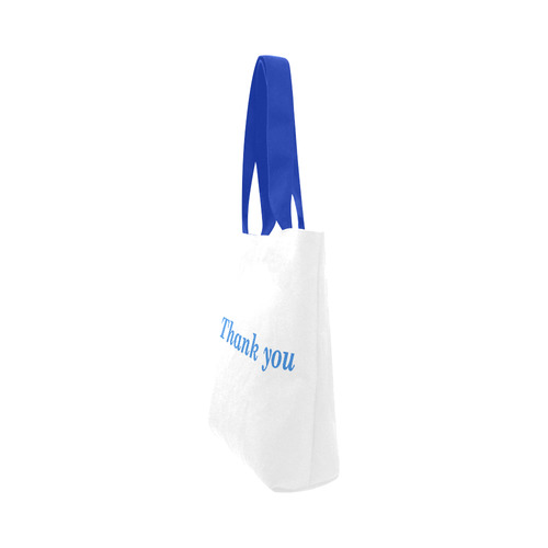 1657blue thank you Mary&I Canvas Tote Bag (Model 1657)