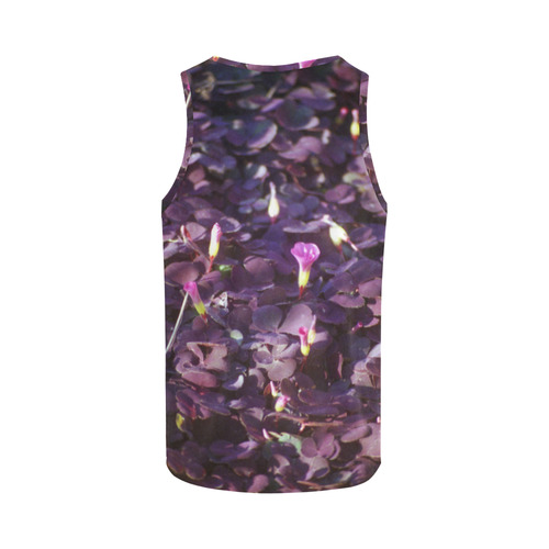 Pretty in Purple Flowers All Over Print Tank Top for Men (Model T43)