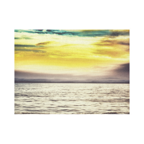cloudy sunset sky with ocean view Placemat 14’’ x 19’’ (Set of 6)