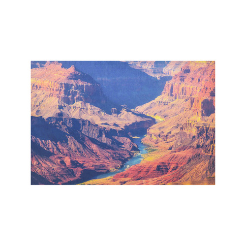 mountain and desert at Grand Canyon national park, USA Placemat 12''x18''