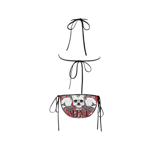 Skull Art Custom Bikini Swimsuit