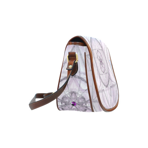 Protection- transcendental love by Sitre haim Saddle Bag/Large (Model 1649)