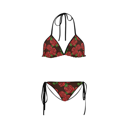 Flower Rose Custom Bikini Swimsuit