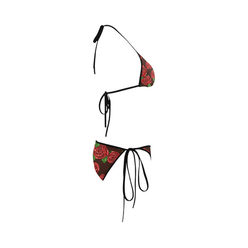 Flower Rose Custom Bikini Swimsuit