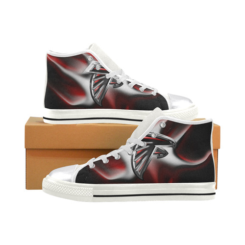 ATL Falcons 2 Women's Classic High Top Canvas Shoes (Model 017)