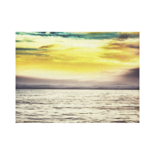 cloudy sunset sky with ocean view Placemat 14’’ x 19’’