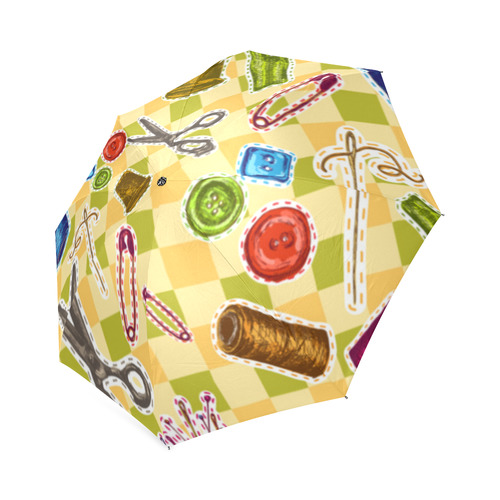 Sewing Dressmaking Needlework Pattern Foldable Umbrella (Model U01)